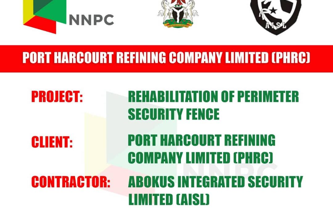 Rehabilitation of NNPC’s Perimeter Security Fence by Abokus Security Limited